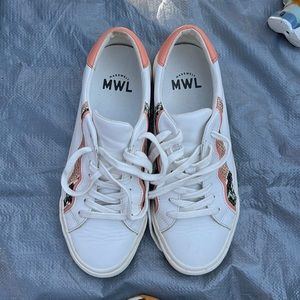 Women Madewell Sidewalk Papacord Sweet Tulip Low Top Sneakers US 8